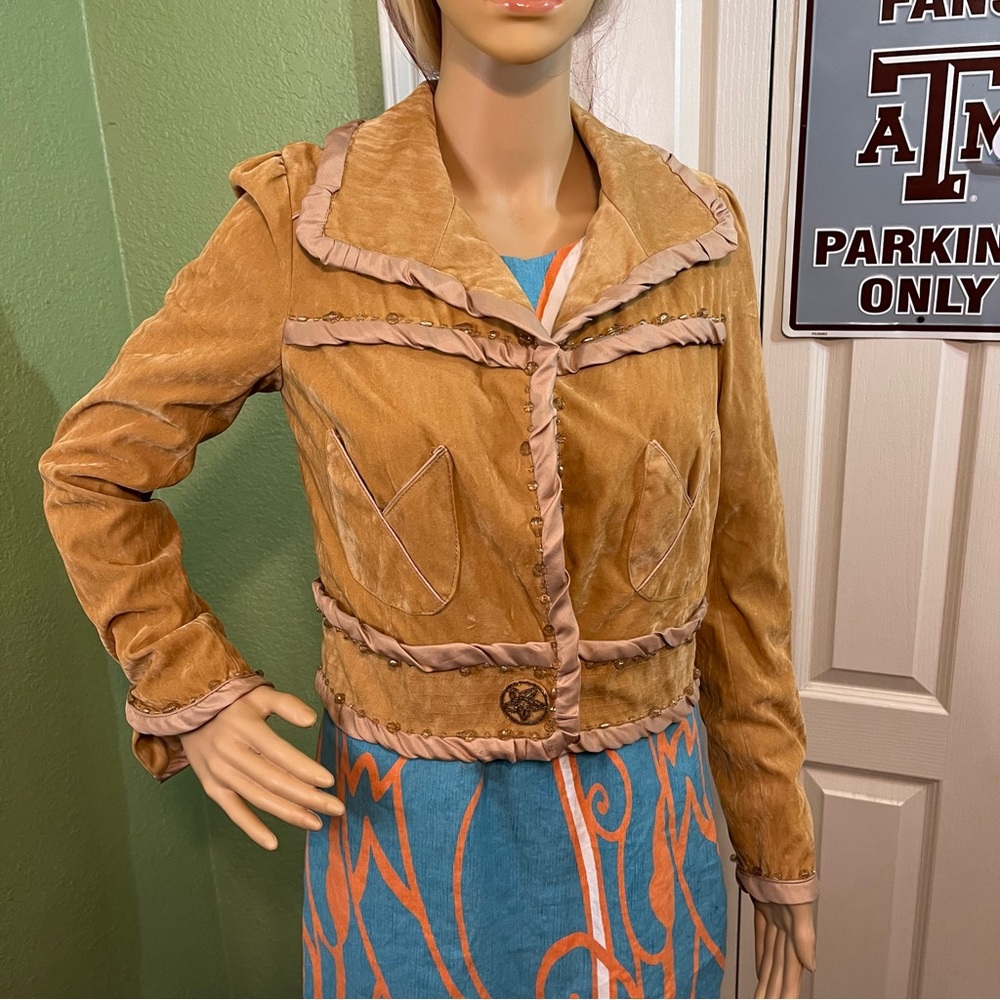 Orange USA women’s Cropped jacket